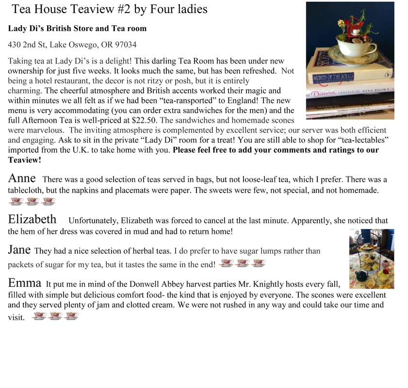 Tea House Review